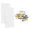 Triton Products (2) Round Hole Pegboards W/ Mounting Hardware, High Density Fiberboard, White, 24" W x 42" H x 1/4" D PEG2-WHT - alternate 2